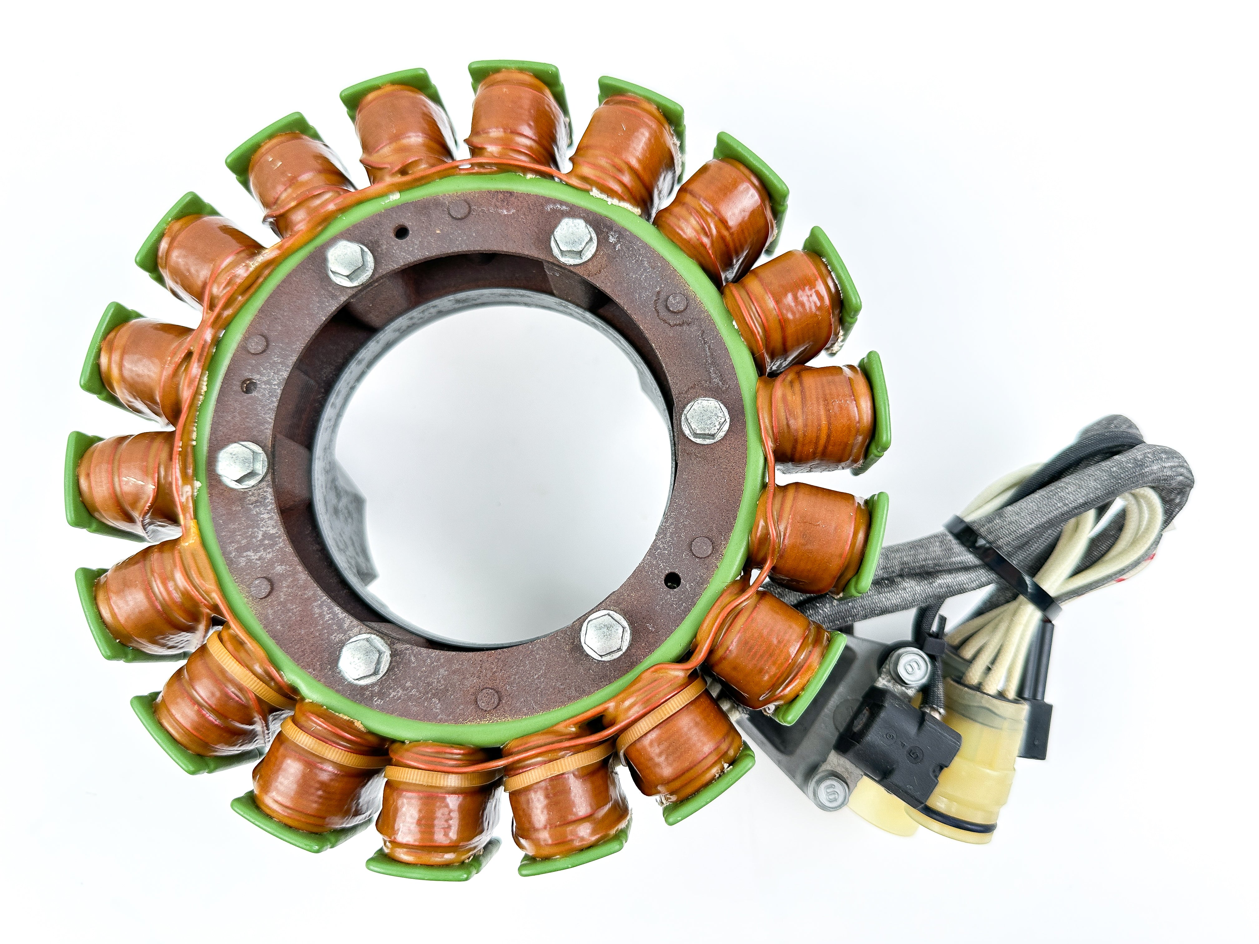 2015 Yamaha 200HP F200 4 Stroke Outboard Stator Coil Pulser Base Assembly 6DA-81410-00-00