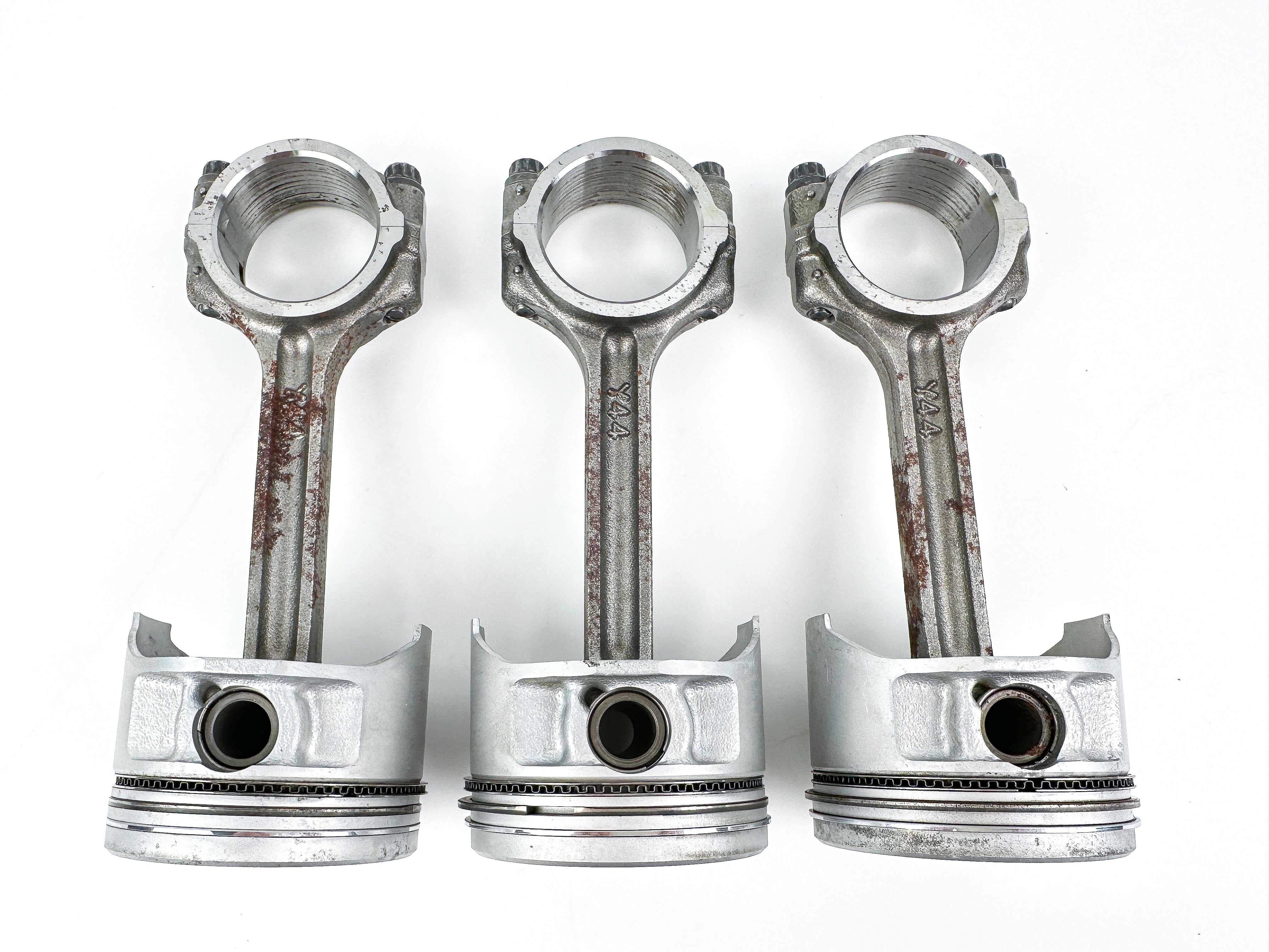 2002 Yamaha 60HP 4 Stroke Outboard Piston & Connecting Rod Assembly Set 3 62Y-11650-10-00