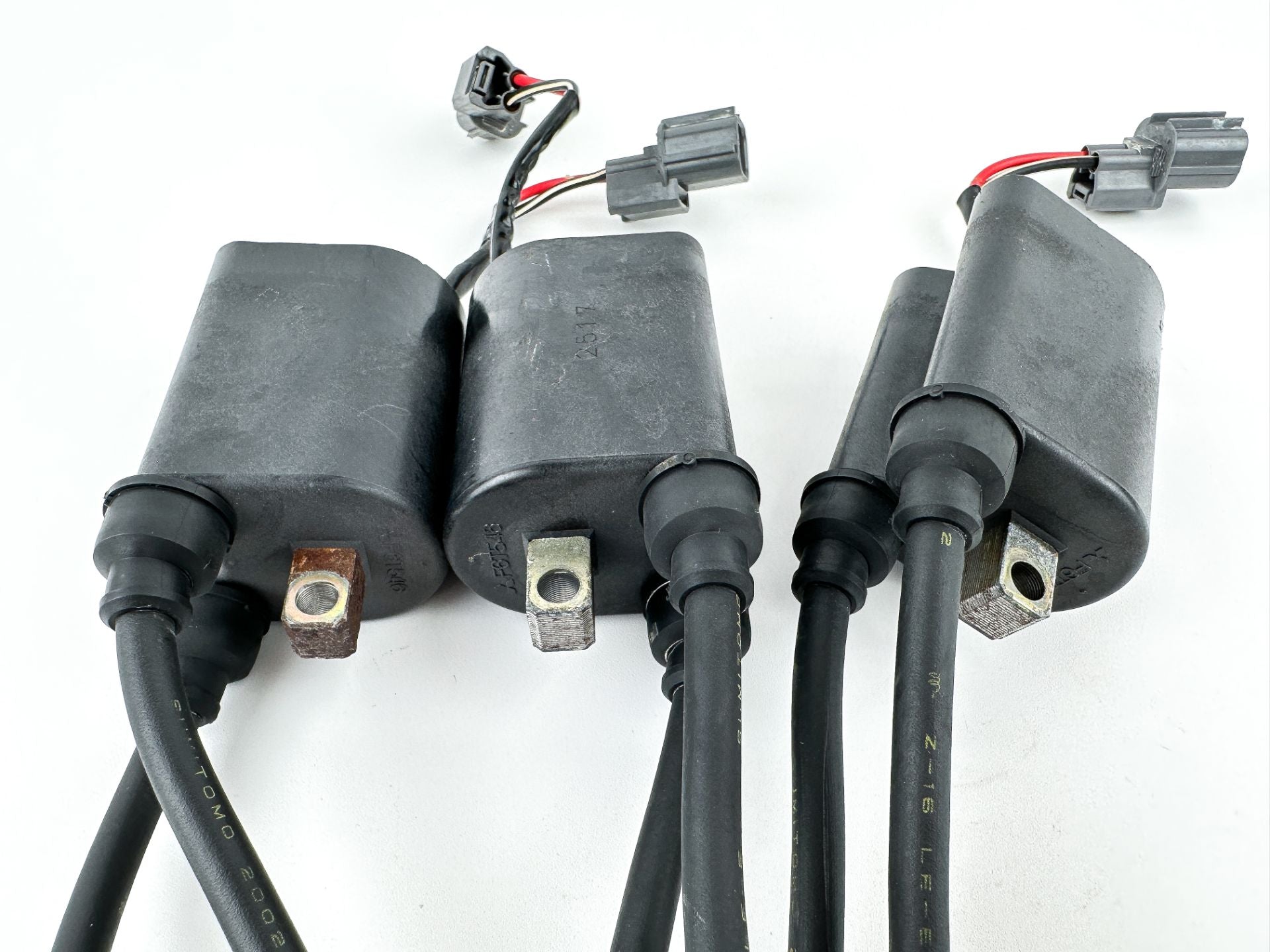 2002-2009 Yamaha 200 225HP 4 Stroke Outboard Ignition Coil Set 69J-82310-00-00