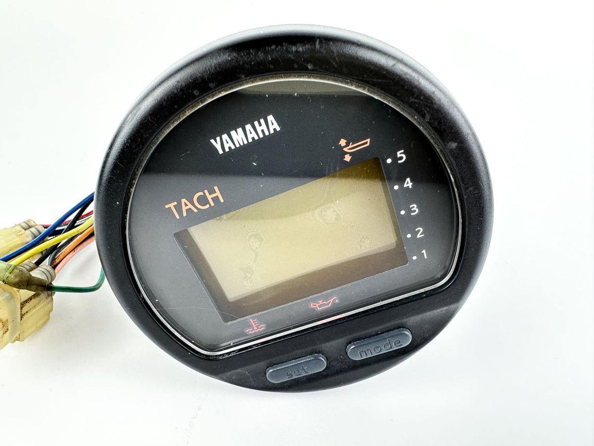 Yamaha Outboard Tachometer Multi-Function Gauge Digital W/ Buttons