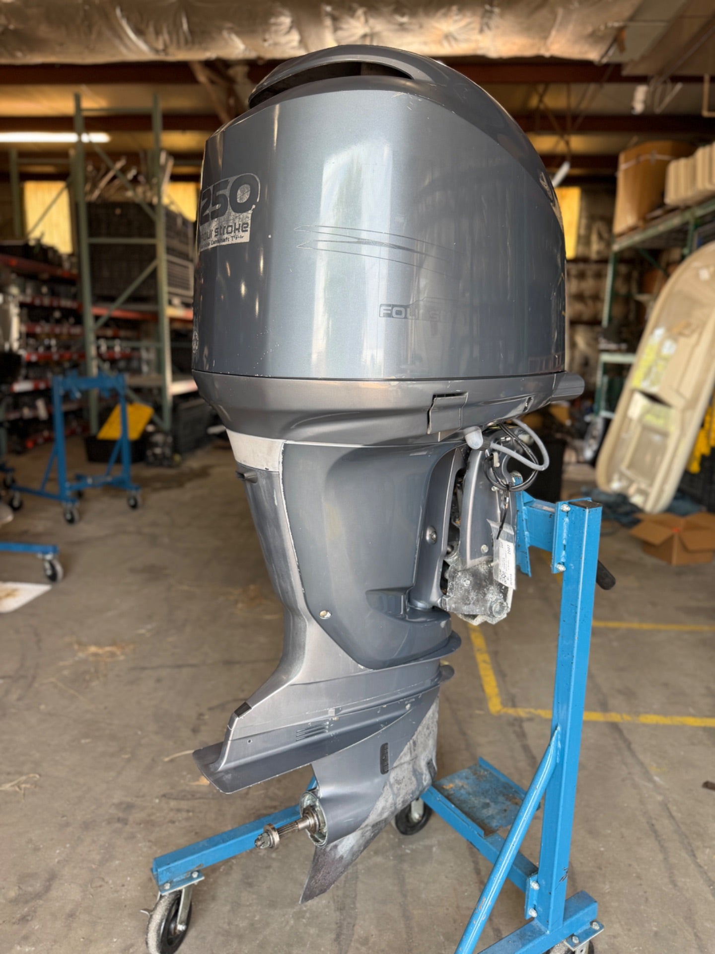 2007 Yamaha F250 250HP 4 Stroke Outboard Engine W/ 25" Shaft