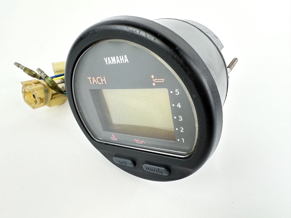 Yamaha Outboard Tachometer Multi-Function Gauge Digital W/ Buttons