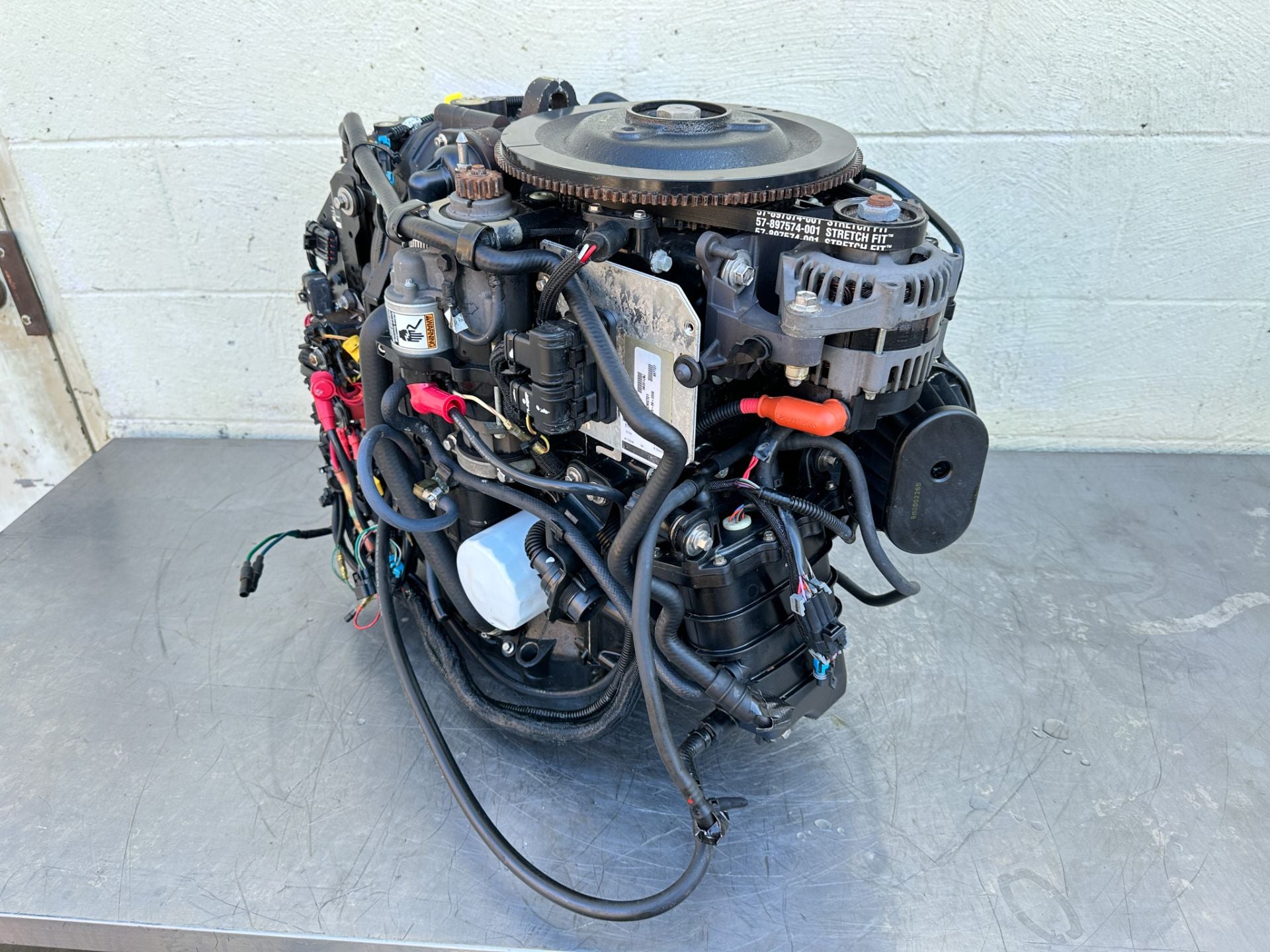 2008 Mercury 90HP 4 Stroke Outboard Powerhead Ready To Install 306 Hours