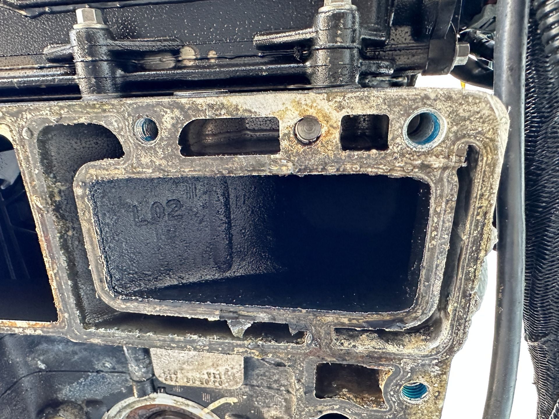 2008 Mercury 90HP 4 Stroke Outboard Powerhead Ready To Install 306 Hours