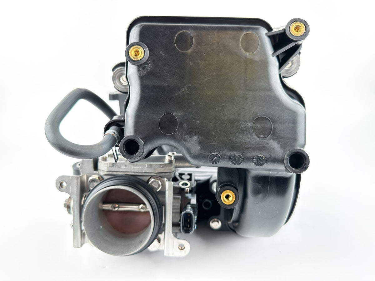 2013 Yamaha 115 HP 4 Stroke Outboard Intake Manifold W/ Throttle Body 68V-W1364-10-00