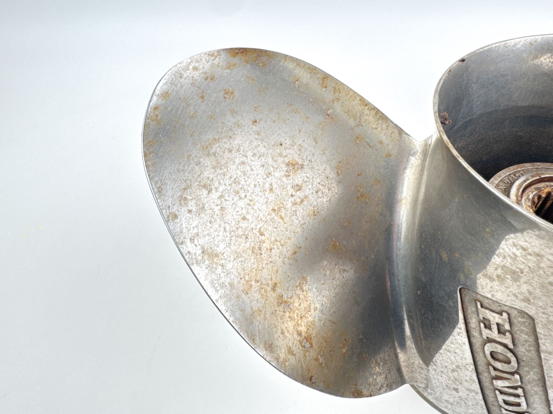 Honda Marine 14 1/4 x 19 P Stainless Steel 3 Blade Prop Propeller 58233-ZY3-B19H