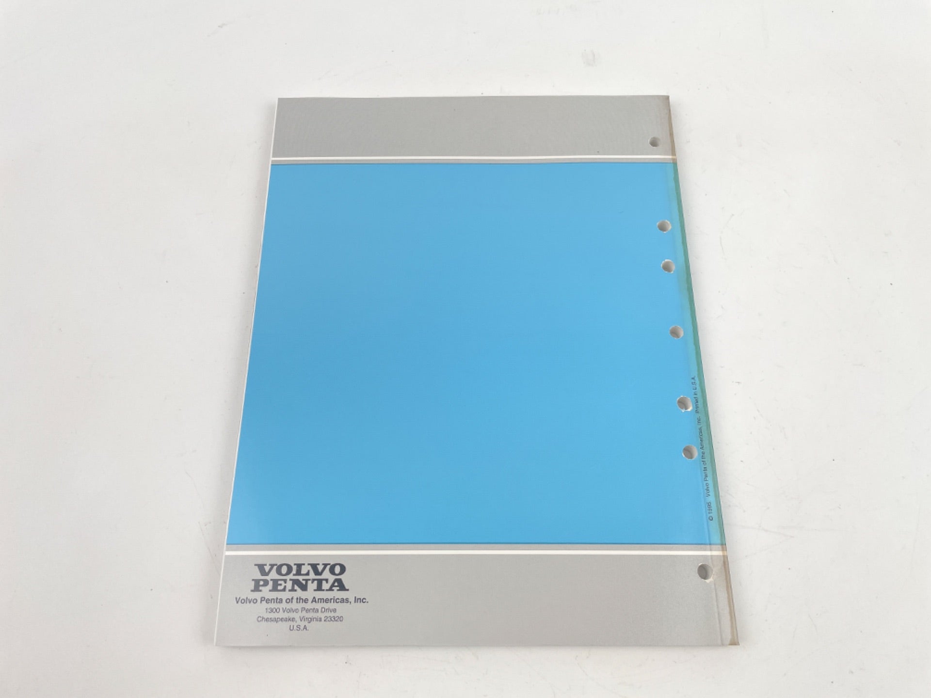 Volvo Penta "HU" Service Workshop Manual TBI Diagnostic GM 7788853-5