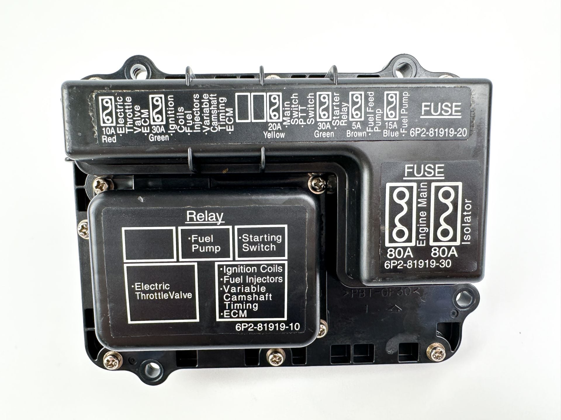 2008 Yamaha 250 HP 4 Stroke Outboard Fuse Box 6P2-82170-00-00 OEM