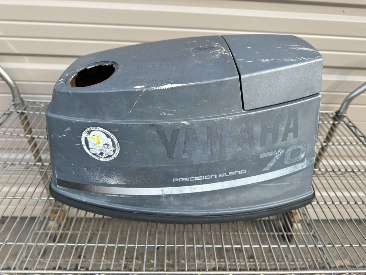 2000-2008 Yamaha 70HP 2 Stroke Outboard Top Cover Cowling Hood