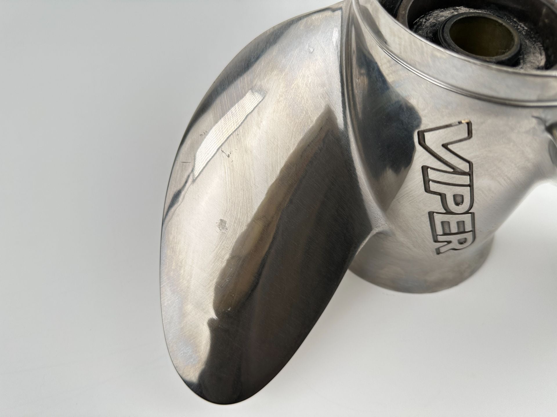 Evinrude Johnson Stainless Steel Viper Propeller LH Counter 14 3/4 x 19P 176630