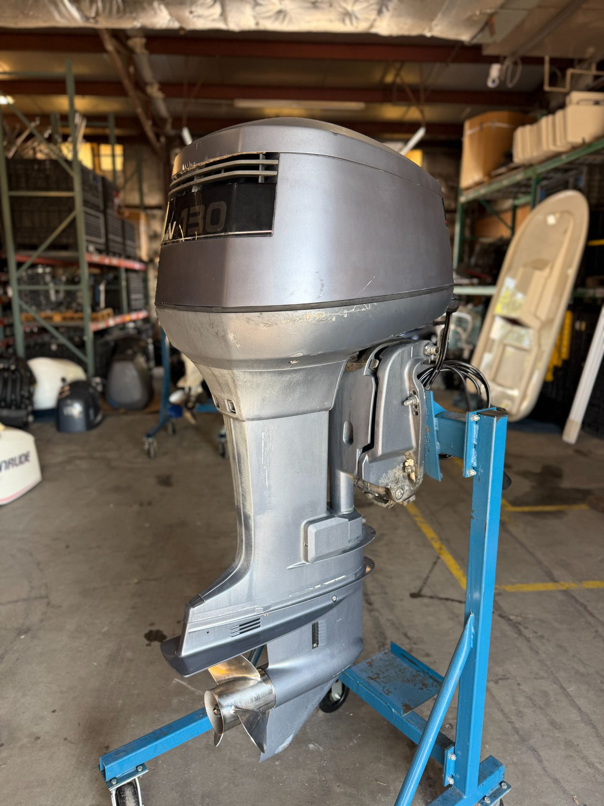 1997 Yamaha 130HP 2 Stroke Outboard Engine Carbureted 25" Shaft