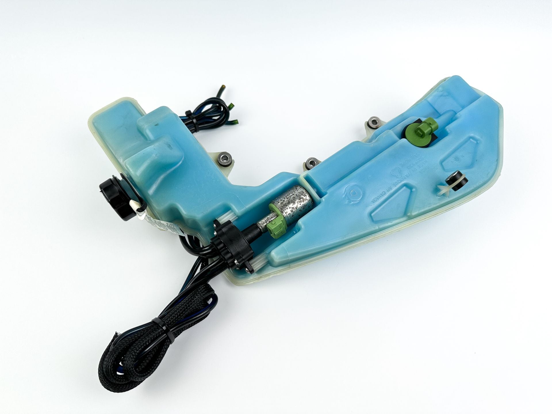 2013 Evinrude 75 HP 2 Stroke Outboard Oil Tank W/ Pump 5007915 OEM