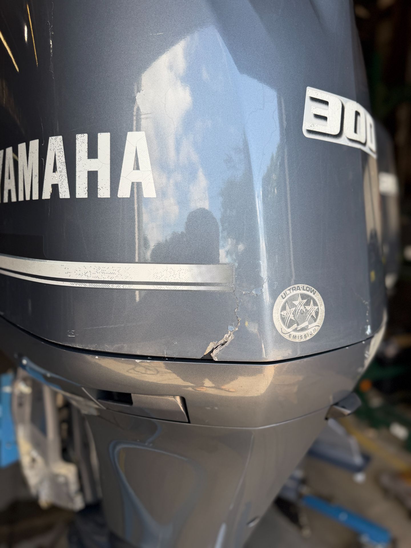 2013 Twin Yamaha F300 300HP 4 Stroke Outboard Engines W/ 25" Shaft 584 Hours
