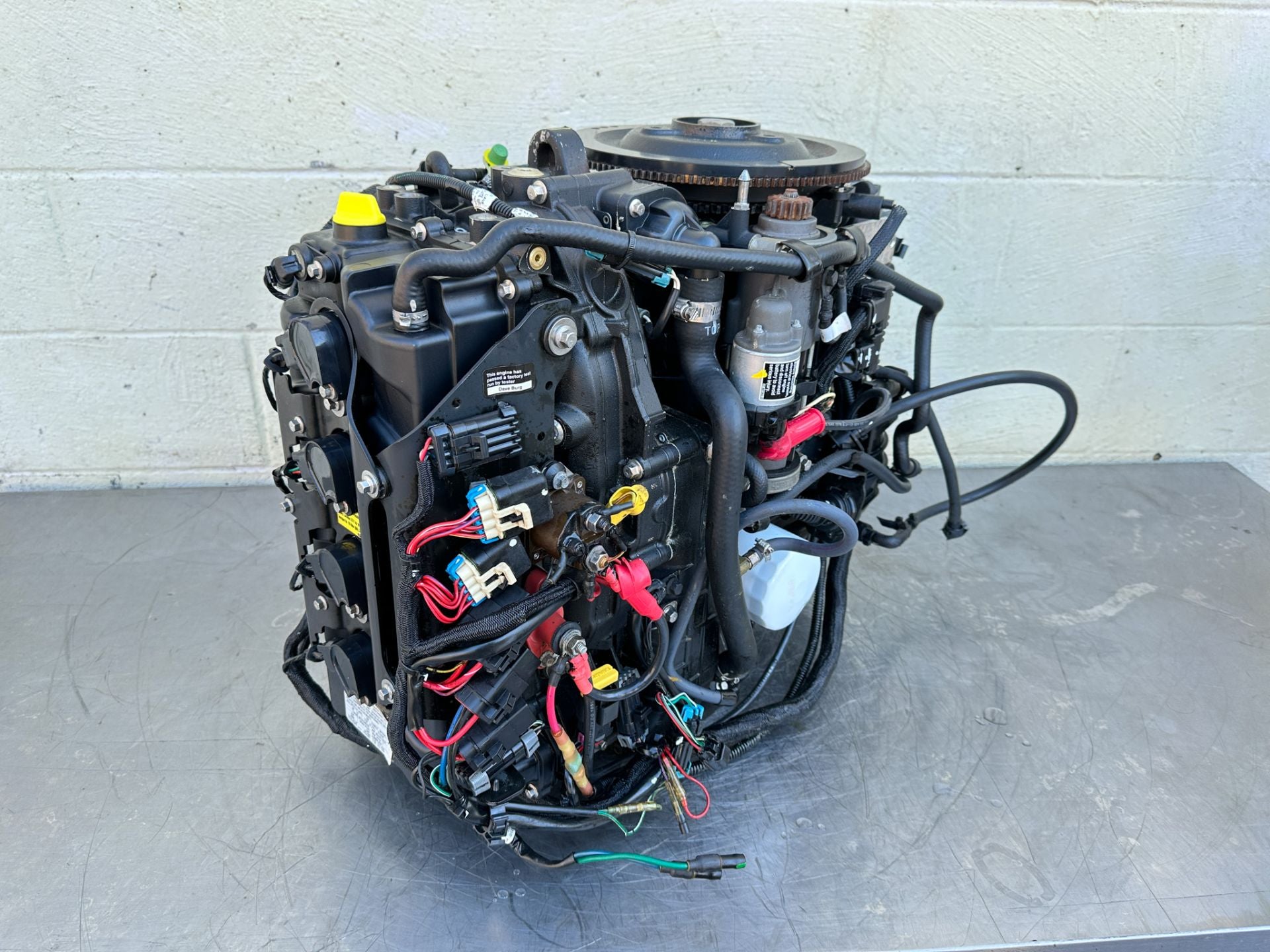 2008 Mercury 90HP 4 Stroke Outboard Powerhead Ready To Install 306 Hours