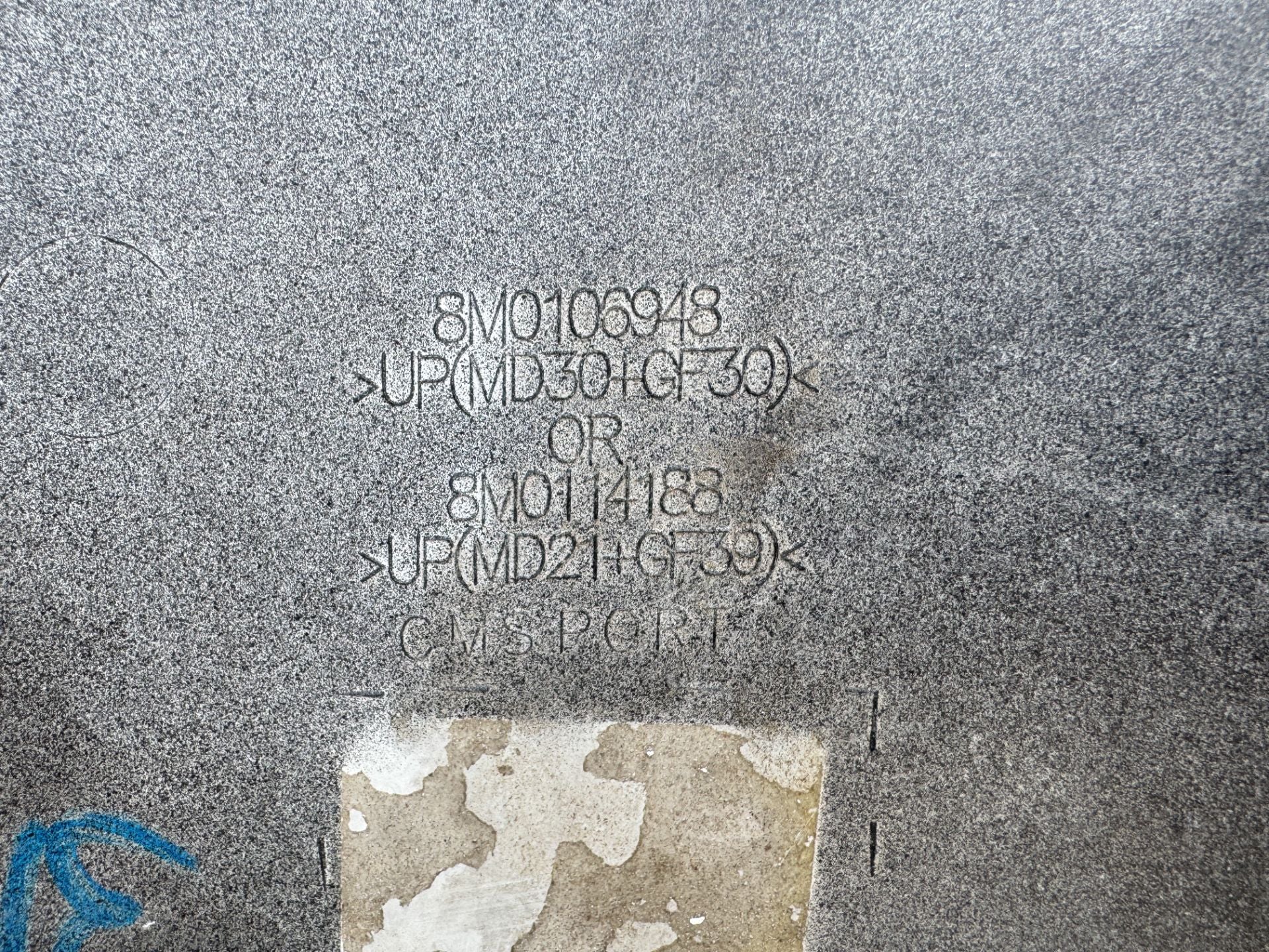 2020 Mercury 250 HP 4 Stroke Outboard Lower Apron Cowling Port 8M0142217 OEM