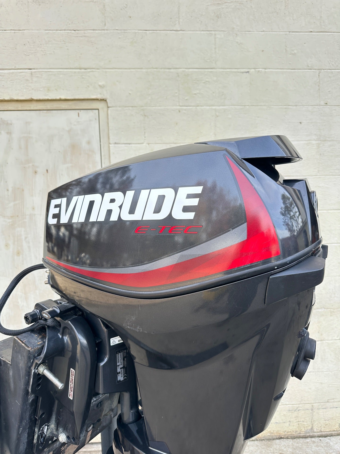 2016 Evinrude 30HP Etec 2 Stroke Outboard Engine W/ 20" Shaft - 78 Hours