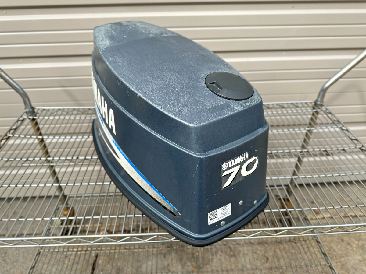 2000-2008 Yamaha 70HP 2 Stroke Outboard Top Cover Cowling Hood