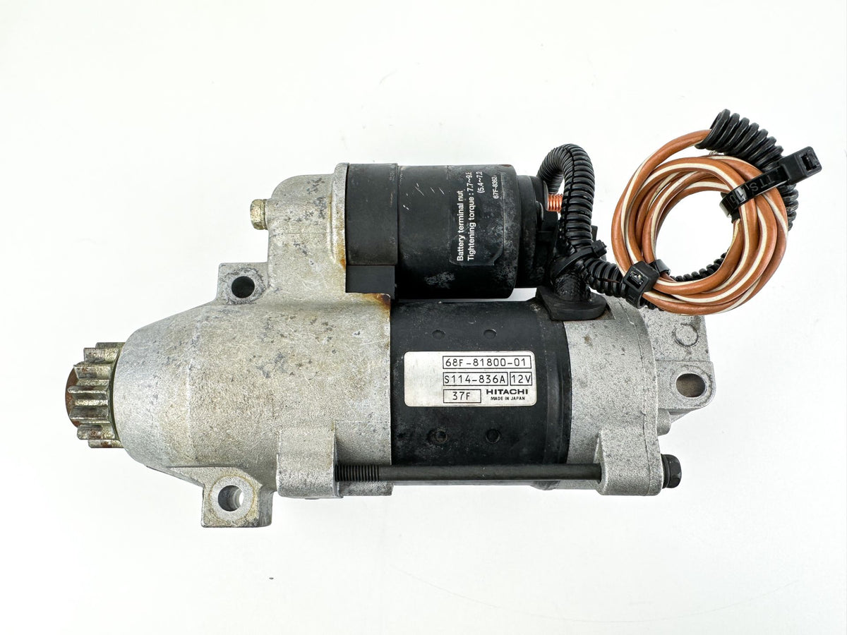 2004 Yamaha 150 HP 2 Stroke Outboard Starter Motor 68F-81800-01-00 OEM