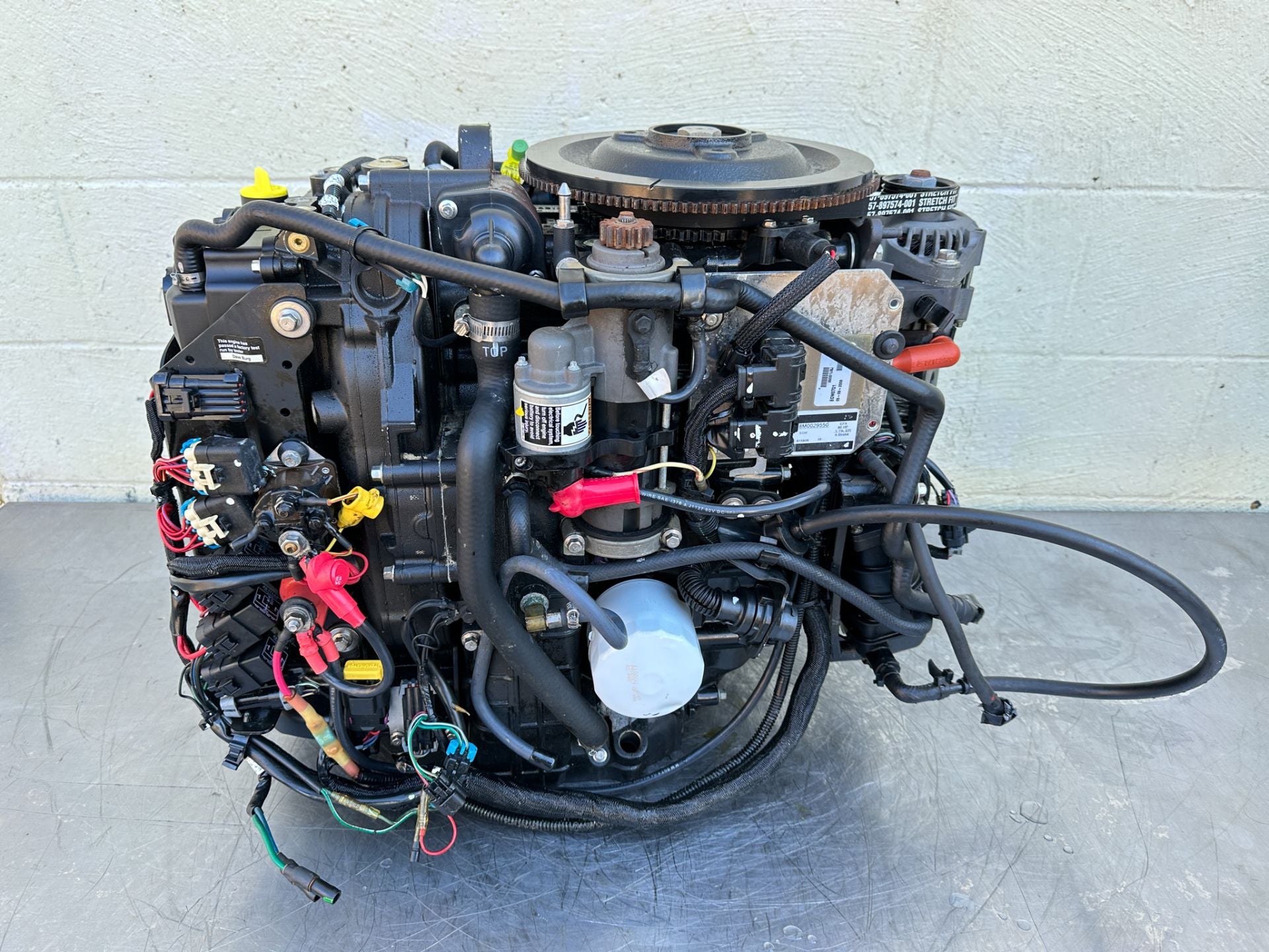 2008 Mercury 90HP 4 Stroke Outboard Powerhead Ready To Install 306 Hours