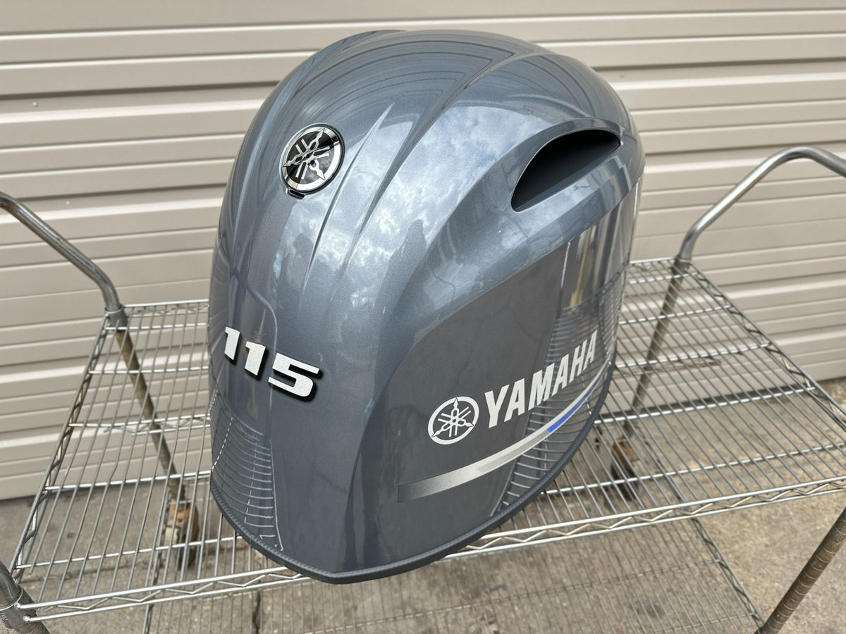 2014 + Yamaha 115HP 4 Stroke Outboard Top Cowling Cover Hood 6EK-42610-02-00
