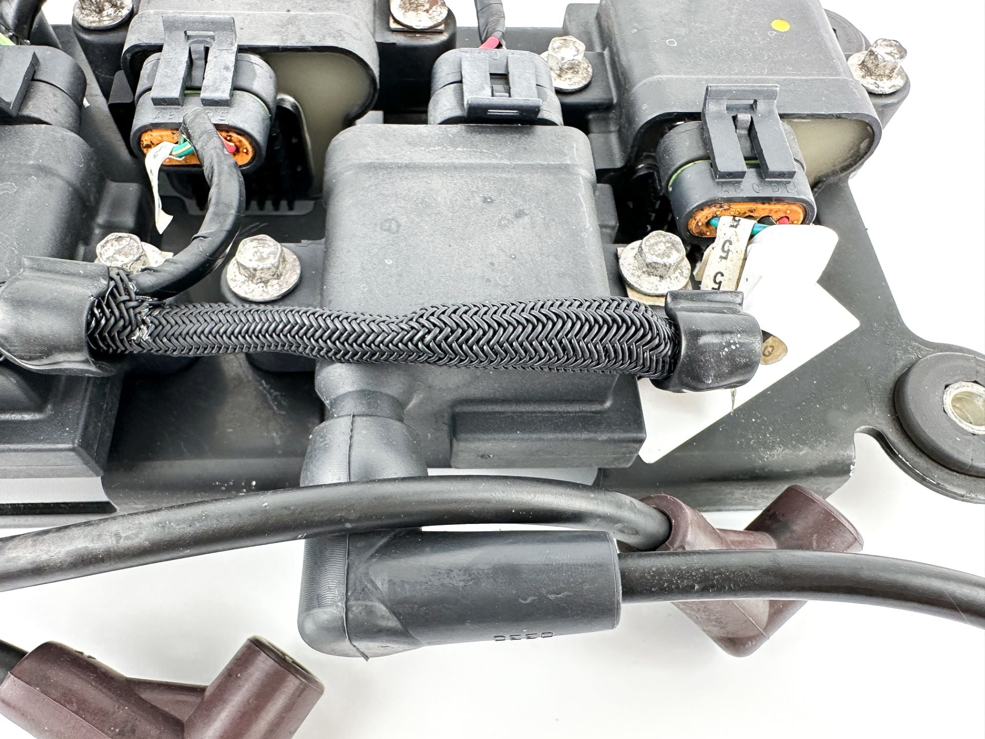 2015 Mercury 250 HP 2 Stroke Outboard Ignition Coil Set W/ Plate 879984A1 OEM