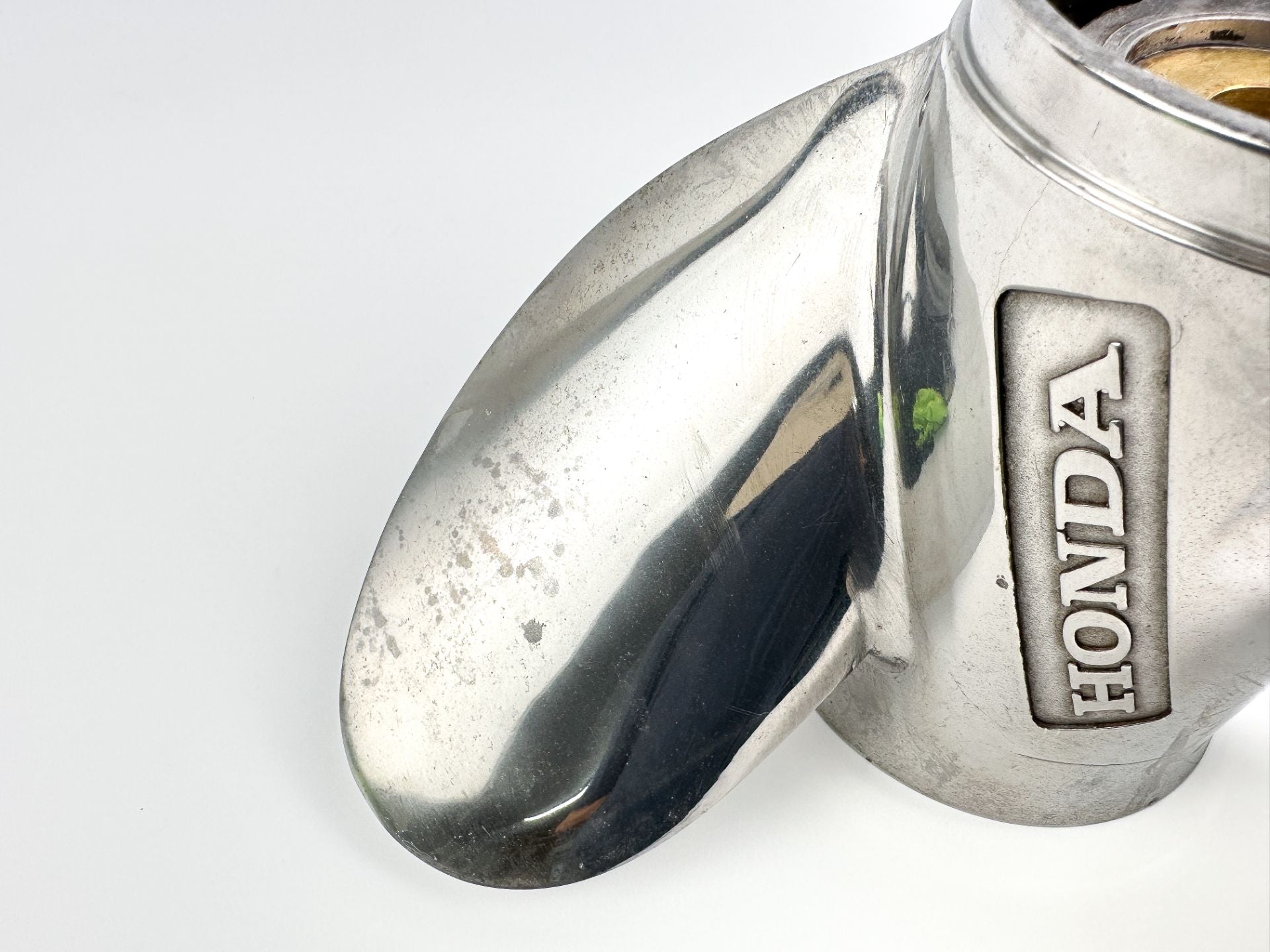 Honda Stainless Steel 3 Blade 14 1/4 x 19 LH Prop 58233-ZY3-B19H