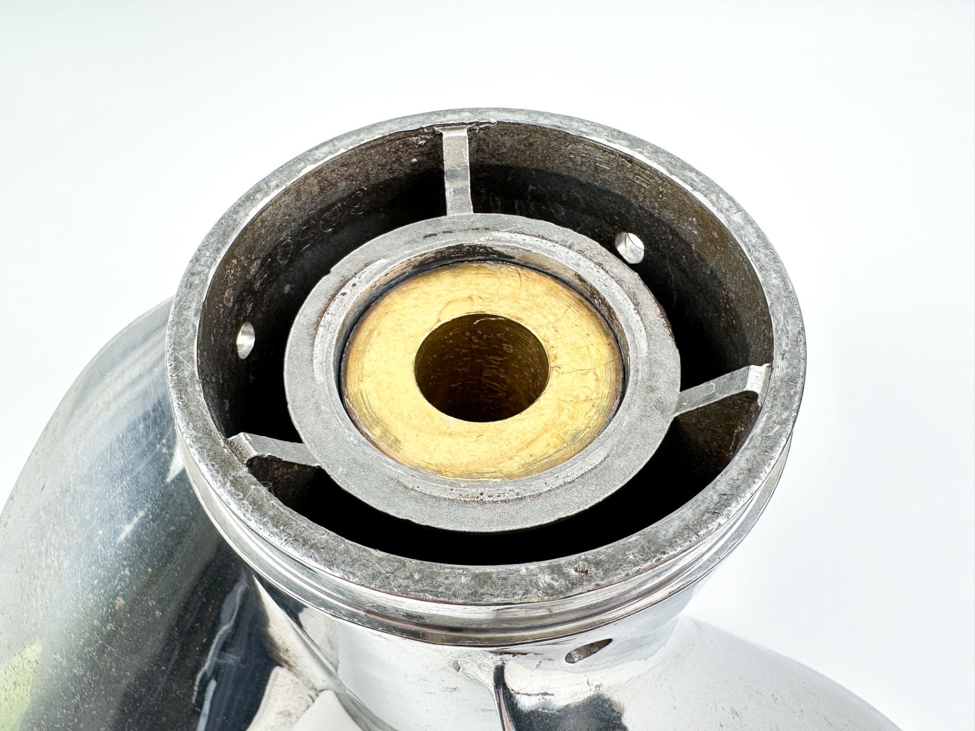 Honda Stainless Steel 3 Blade 14 1/4 x 19 LH Prop 58233-ZY3-B19H