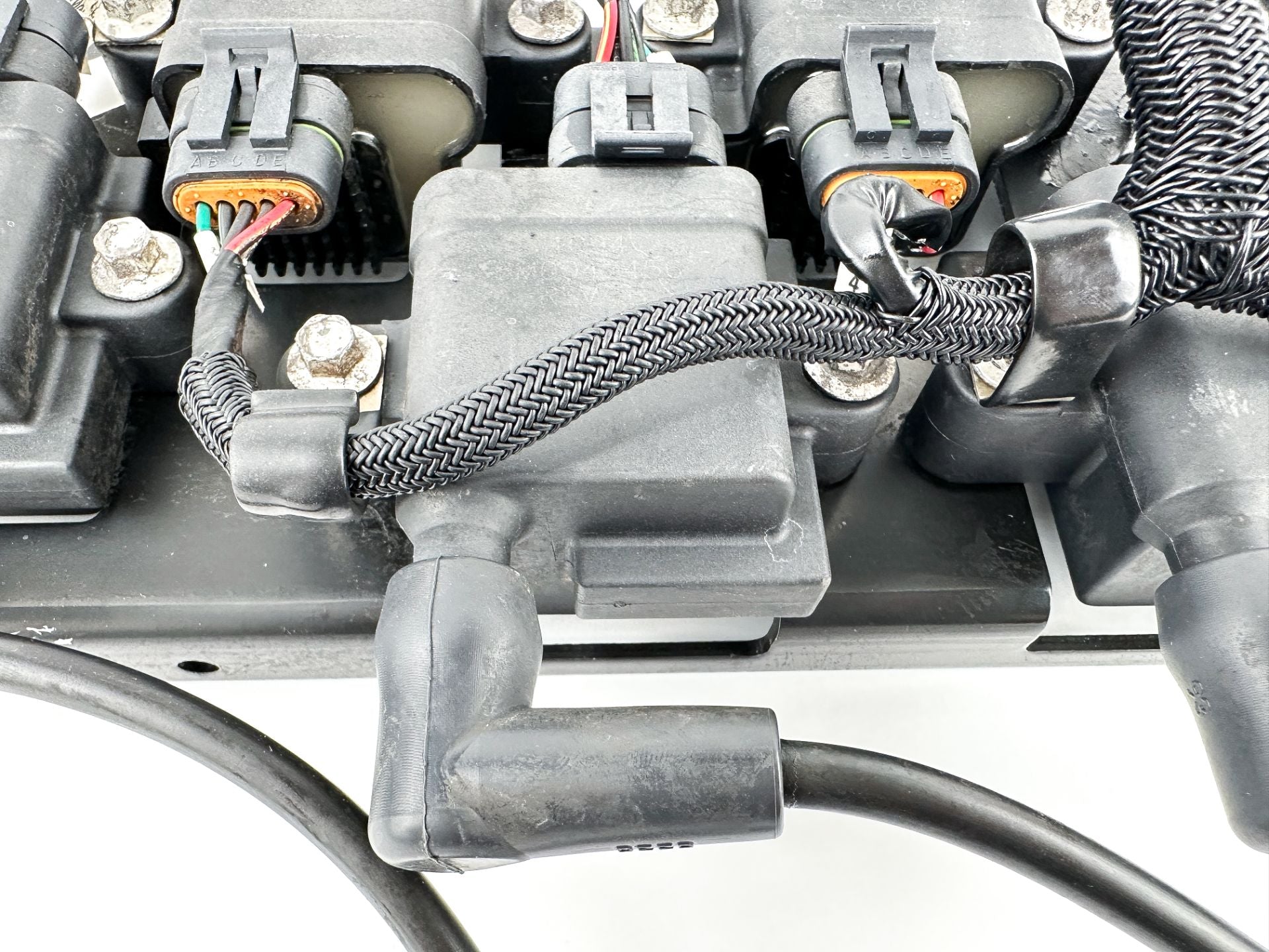 2015 Mercury 250 HP 2 Stroke Outboard Ignition Coil Set W/ Plate 879984A1 OEM