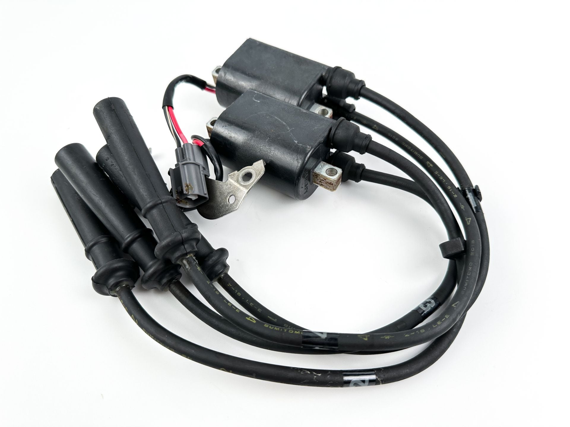 2016 Yamaha 115 HP 4 Stroke Outboard Ignition Coil Set 68V-82310-01-00 OEM