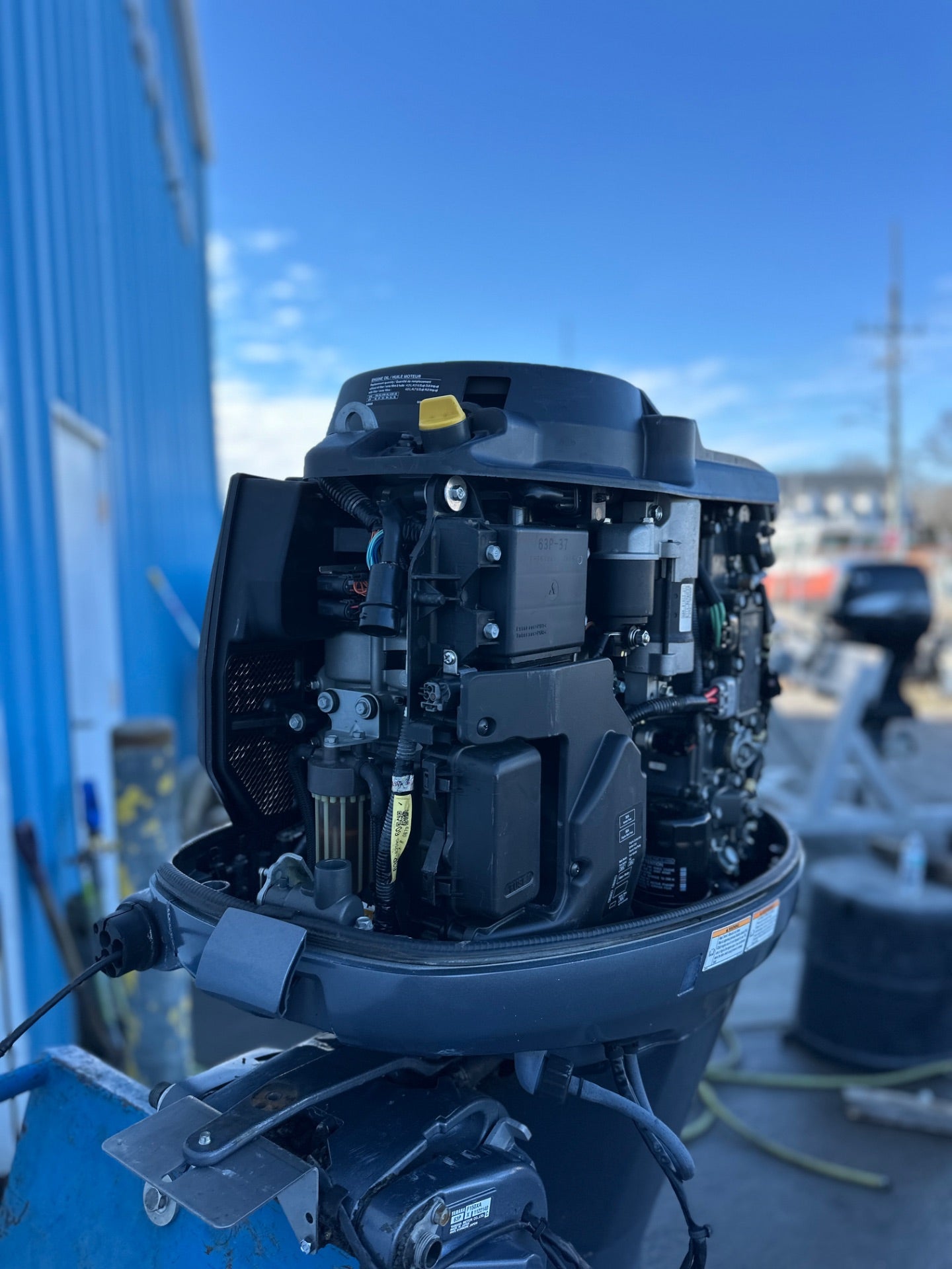 2012 Yamaha F150 150HP 4 Stroke Outboard Engine W/ 25" Shaft - Recently Serviced