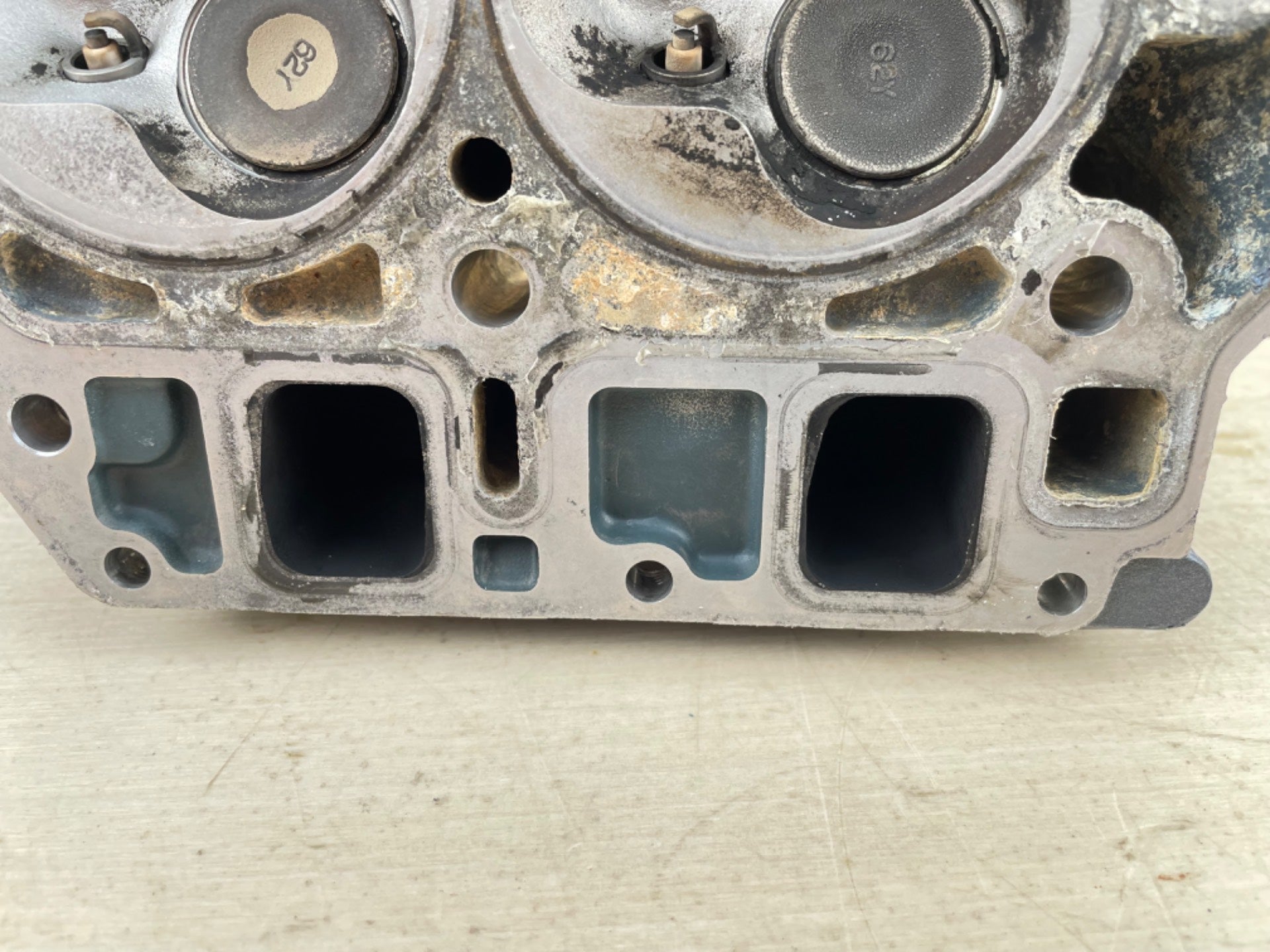 2000 Yamaha 25HP 4 Stroke Outboard Cylinder Head Assembly 65W-W009A-12-4D