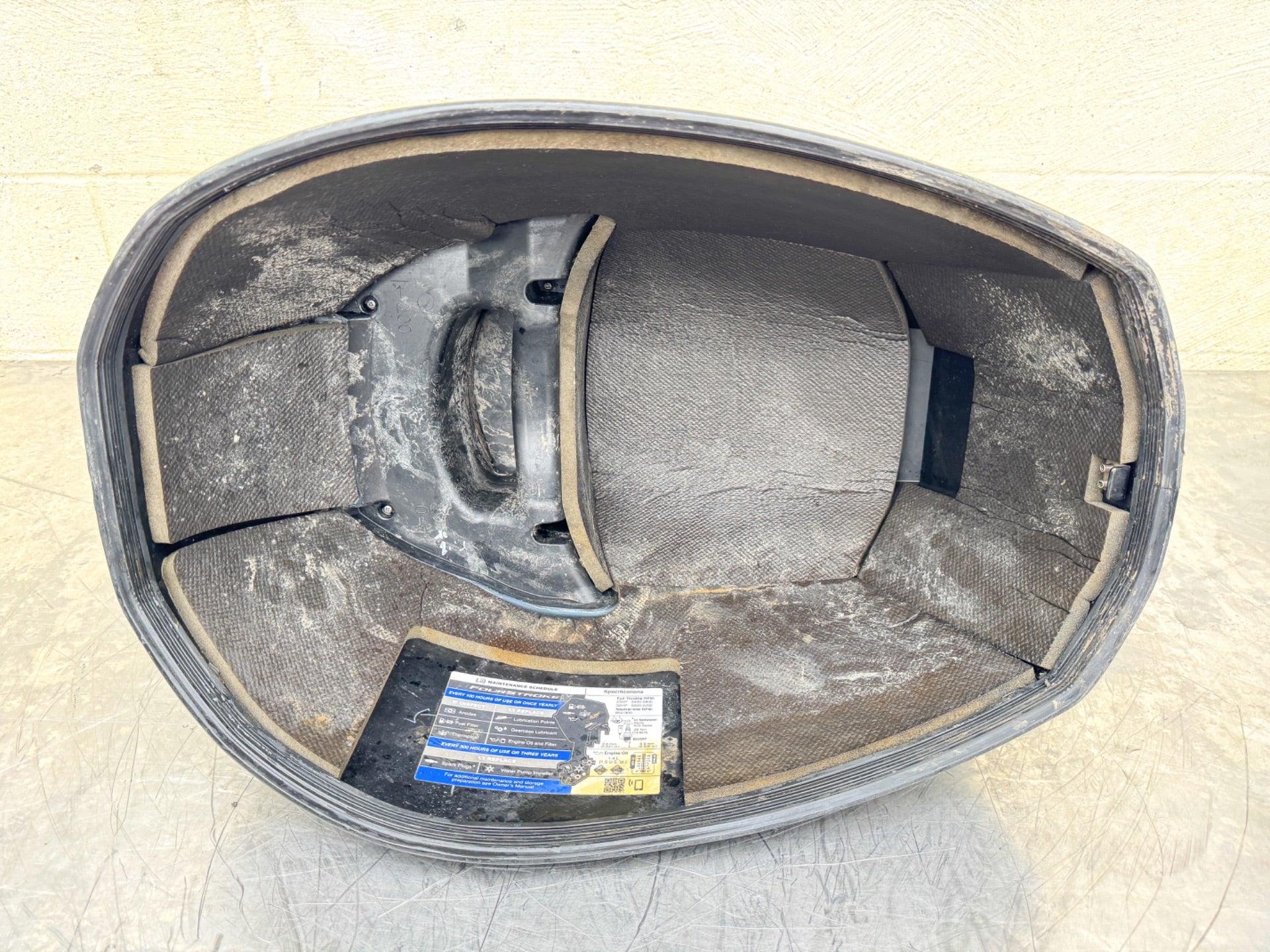 2022 Mercury 25 HP 4 Stroke Outboard Top Cowling 8M0186853 OEM