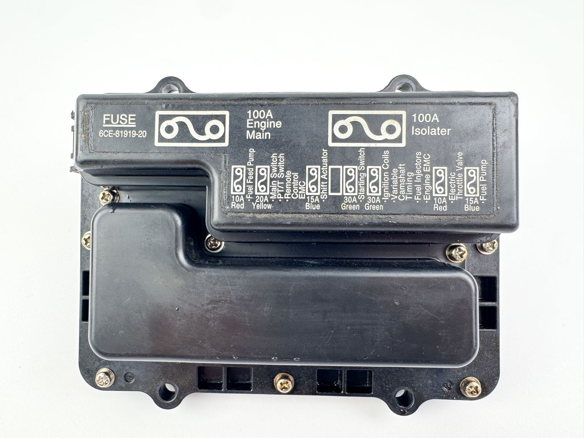 2012 Yamaha 300 HP 4 Stroke Outboard Fuse Box 6CE-82170-00-00 OEM