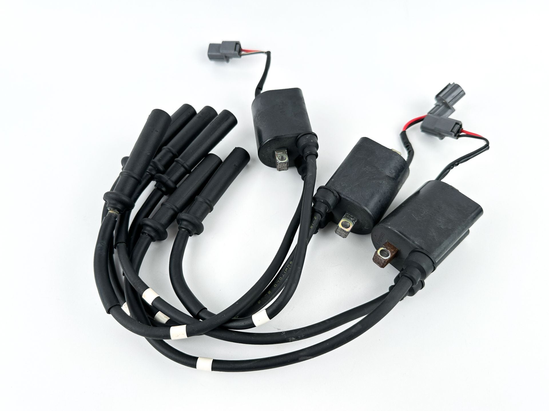 2002-2009 Yamaha 200 225HP 4 Stroke Outboard Ignition Coil Set 69J-82310-00-00