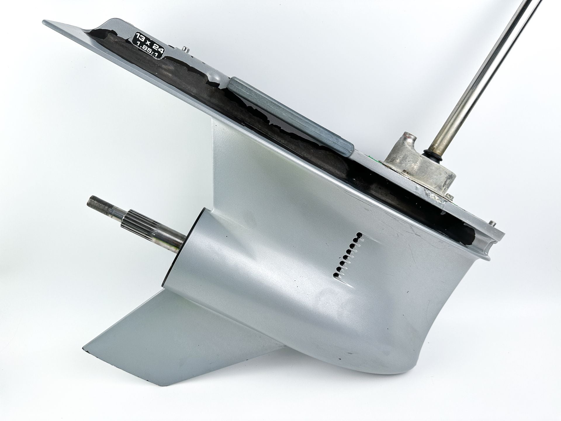 Mercury V8 Outboard 25" XL Cambered Lower Unit Gear Case LH Counter 1.85:1