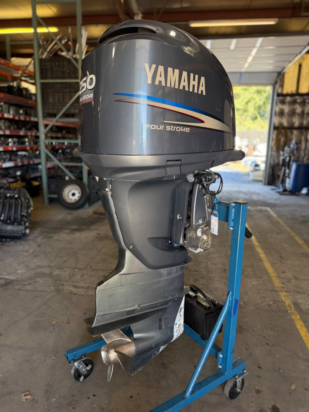 2007 Yamaha 250HP 4 Stroke Outboard Engine 30" 195 Hours Serviced