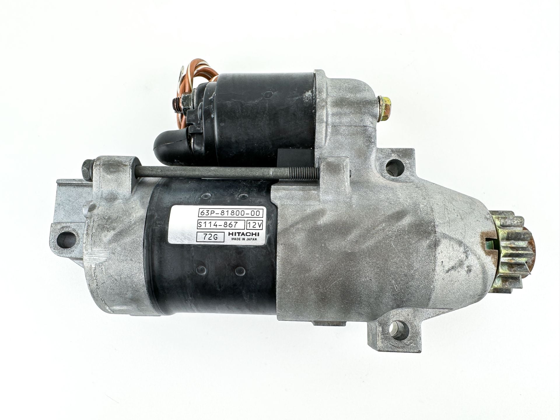 2007 Yamaha 250 HP 4 Stroke Outboard Starter Motor 63P-81800-00-00 OEM