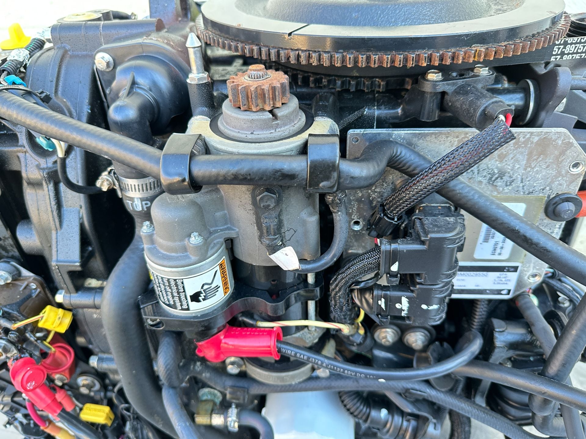 2008 Mercury 90HP 4 Stroke Outboard Powerhead Ready To Install 306 Hours