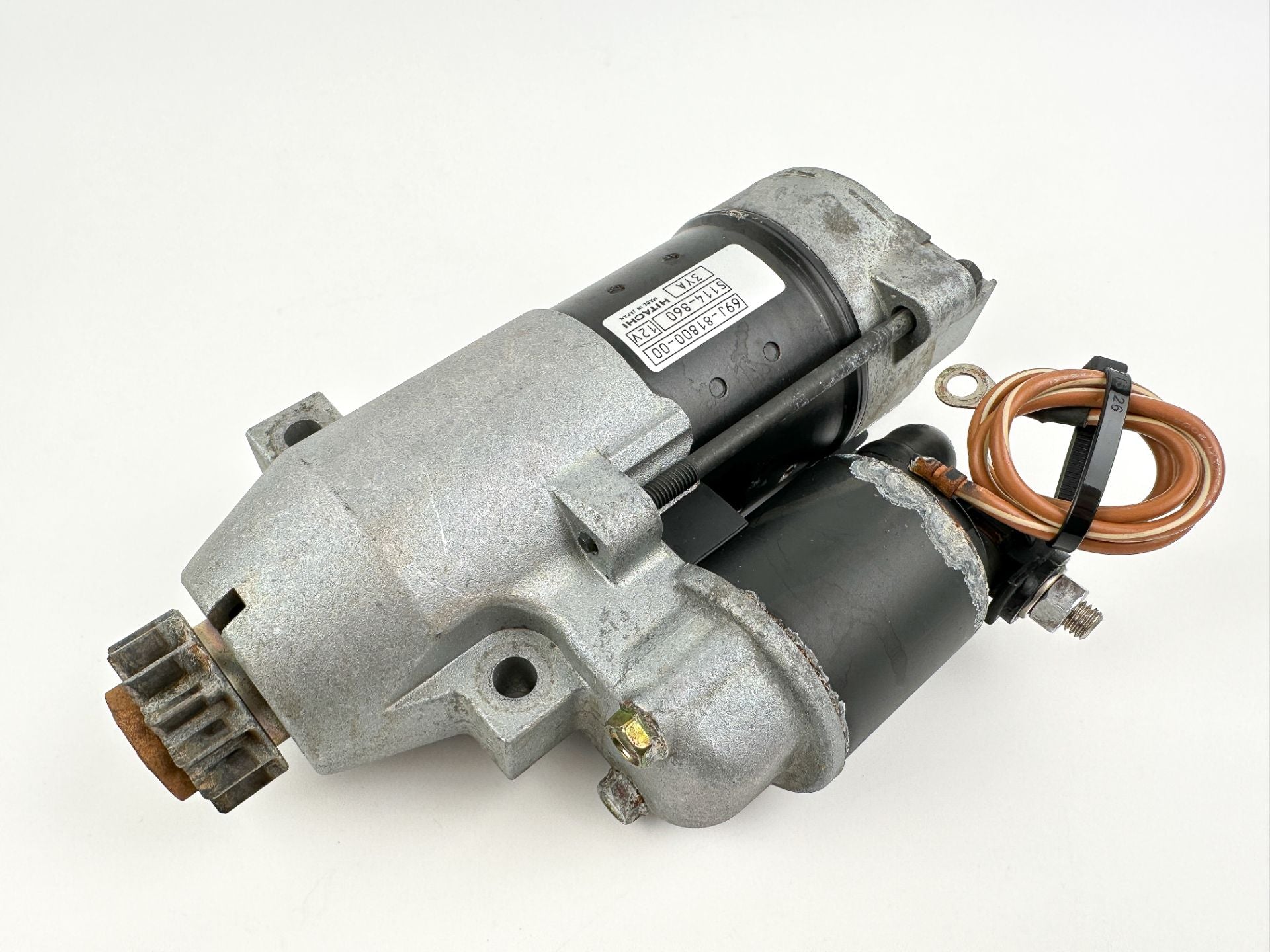 2004 Yamaha 225 HP 4 Stroke Outboard Starter Motor 69J-81800-00-00 OEM