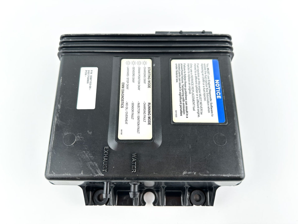 2017 Evinrude 115 HP 2 Stroke Outboard Engine Control Unit EMM 0587155 OEM