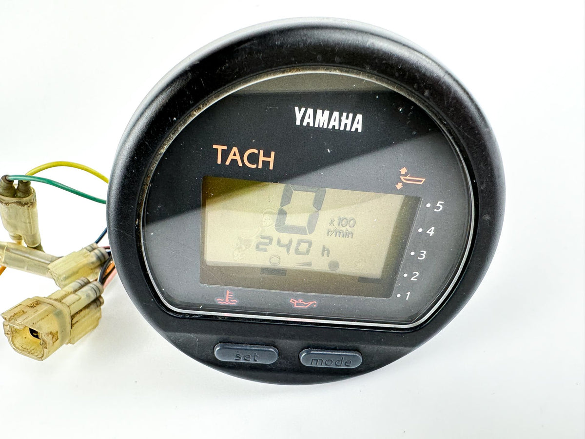 Yamaha Outboard Tachometer Multi-Function Gauge Digital W/ Buttons