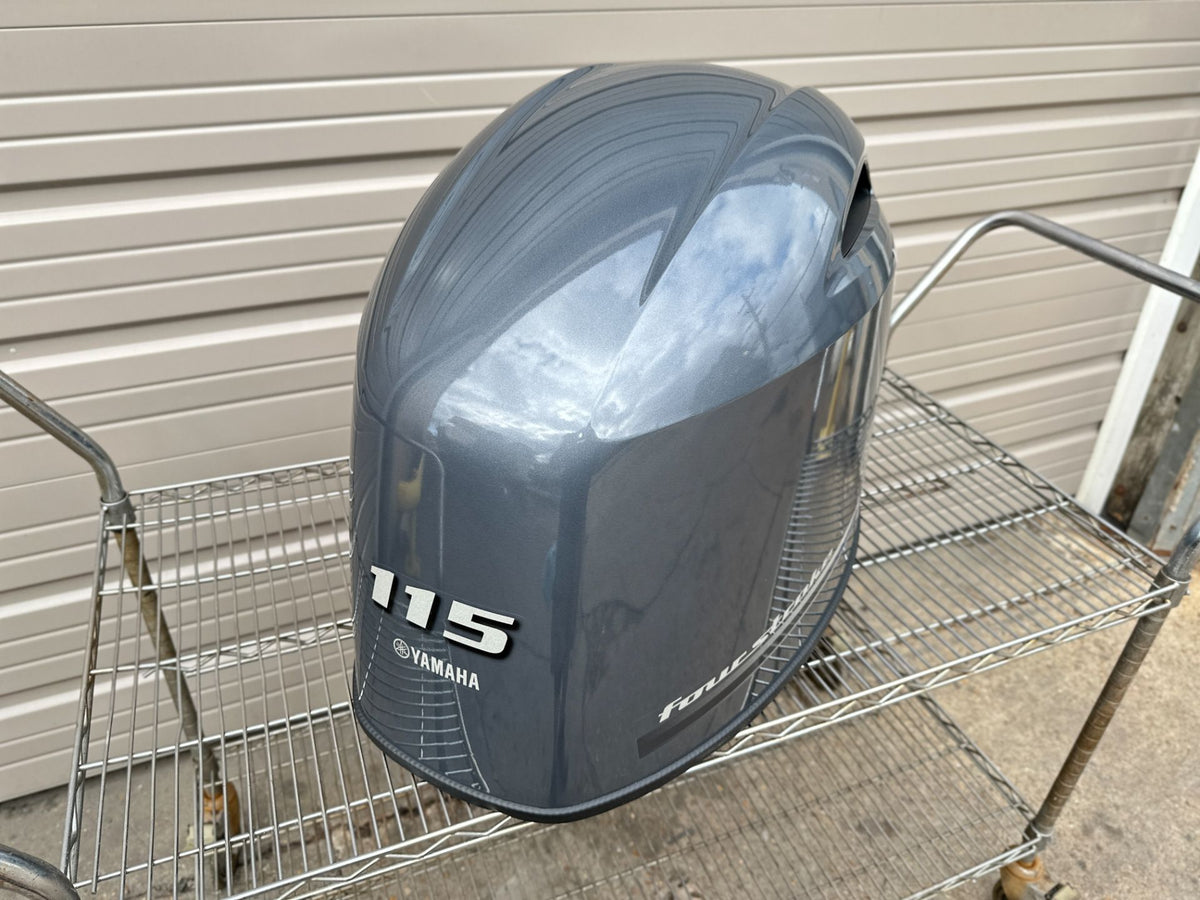 2014 + Yamaha 115HP 4 Stroke Outboard Top Cowling Cover Hood 6EK-42610-02-00