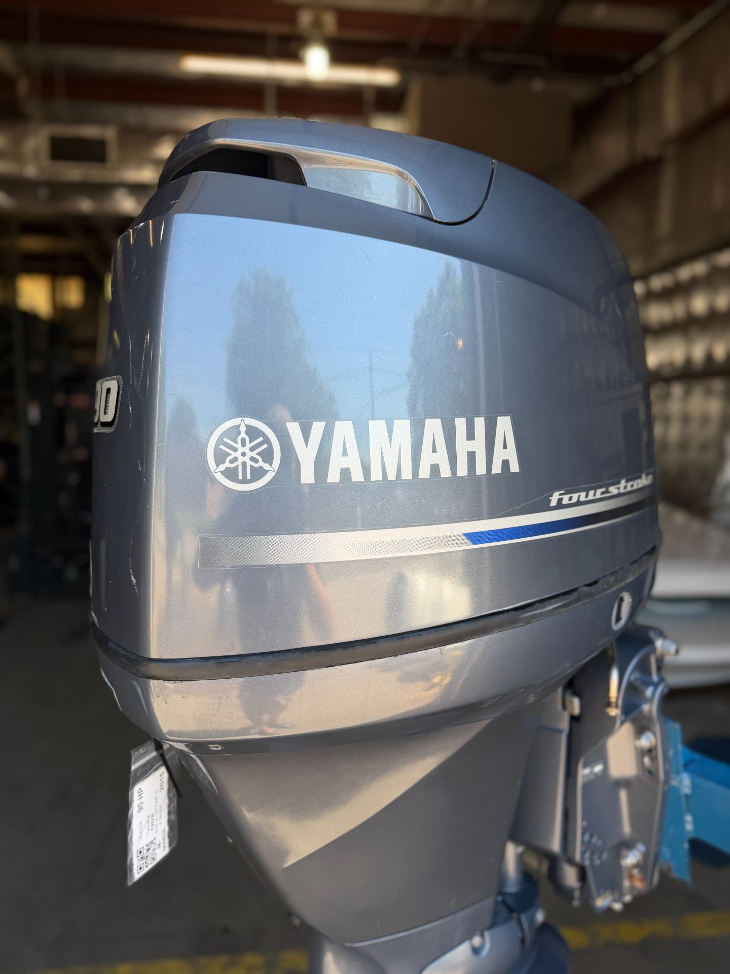2015 Yamaha F90 90HP F90XA 4 Stroke Outboard Engine 25" - 218 Hours