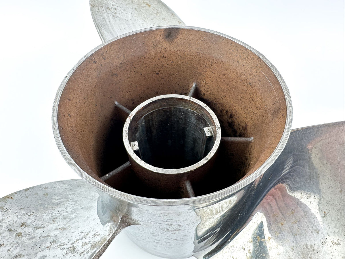 Powertech Stainless Steel Propeller 3 Blade 15 1/4" X 18P - Needs Hub