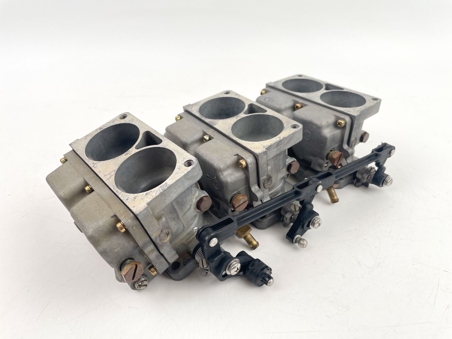1989 Mercury 150 HP 2 Stroke Outboard Carburetor Set Top Middle Bottom WH-48