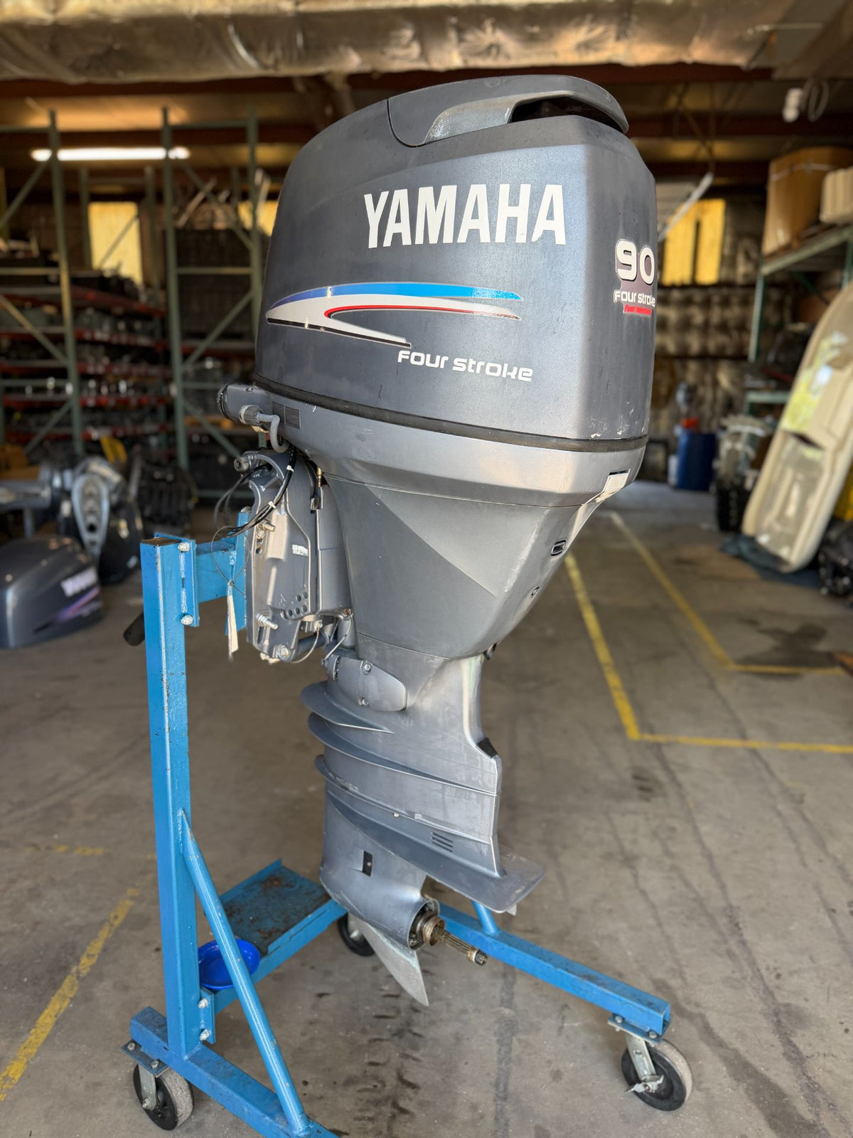 2007 Yamaha F90 90HP 4 Stroke Outboard Engine 25" Shaft 314 Hours