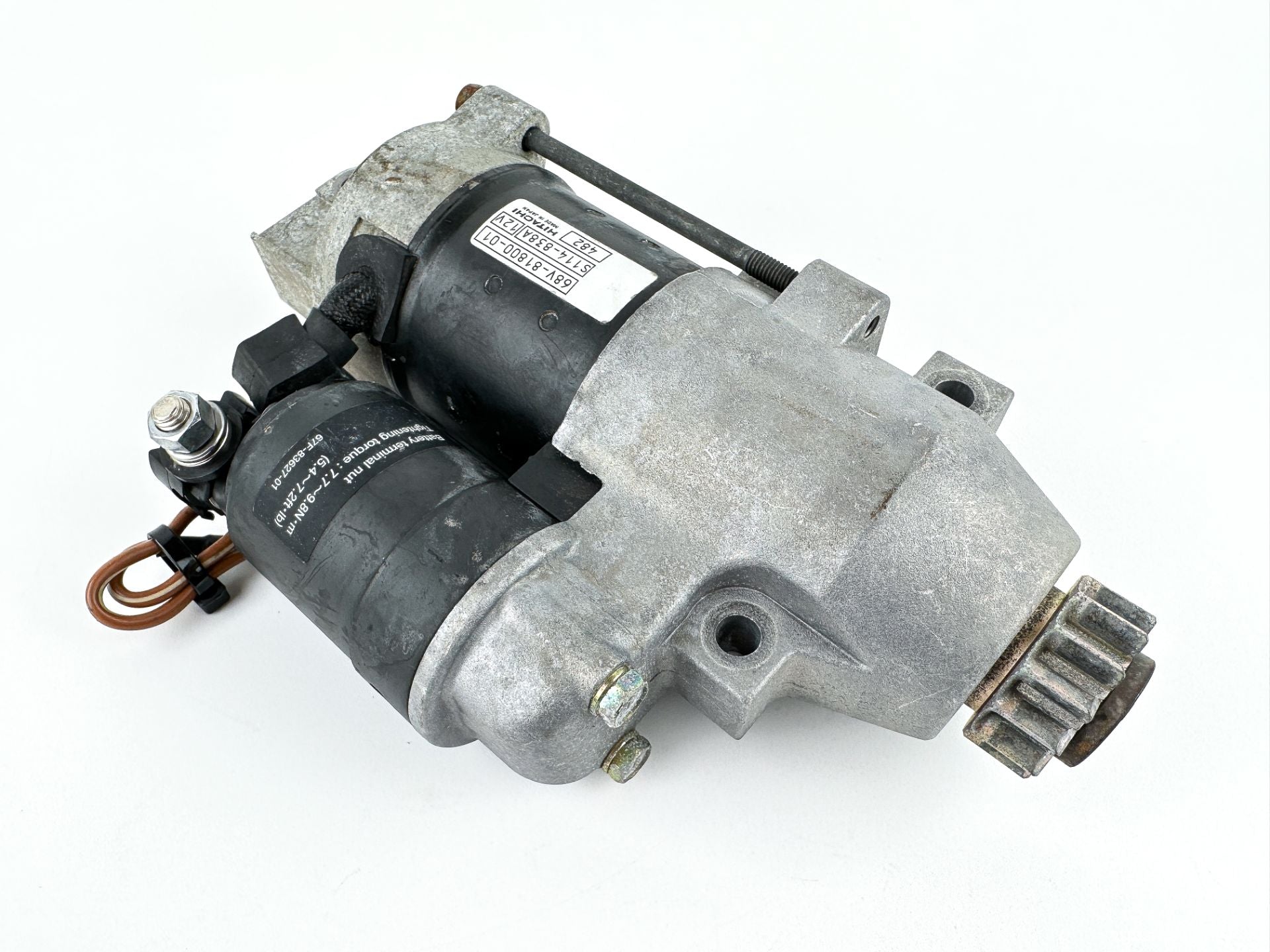 2005 Yamaha 115 HP 4 Stroke Outboard Starter Motor 68V-81800-01-00 OEM