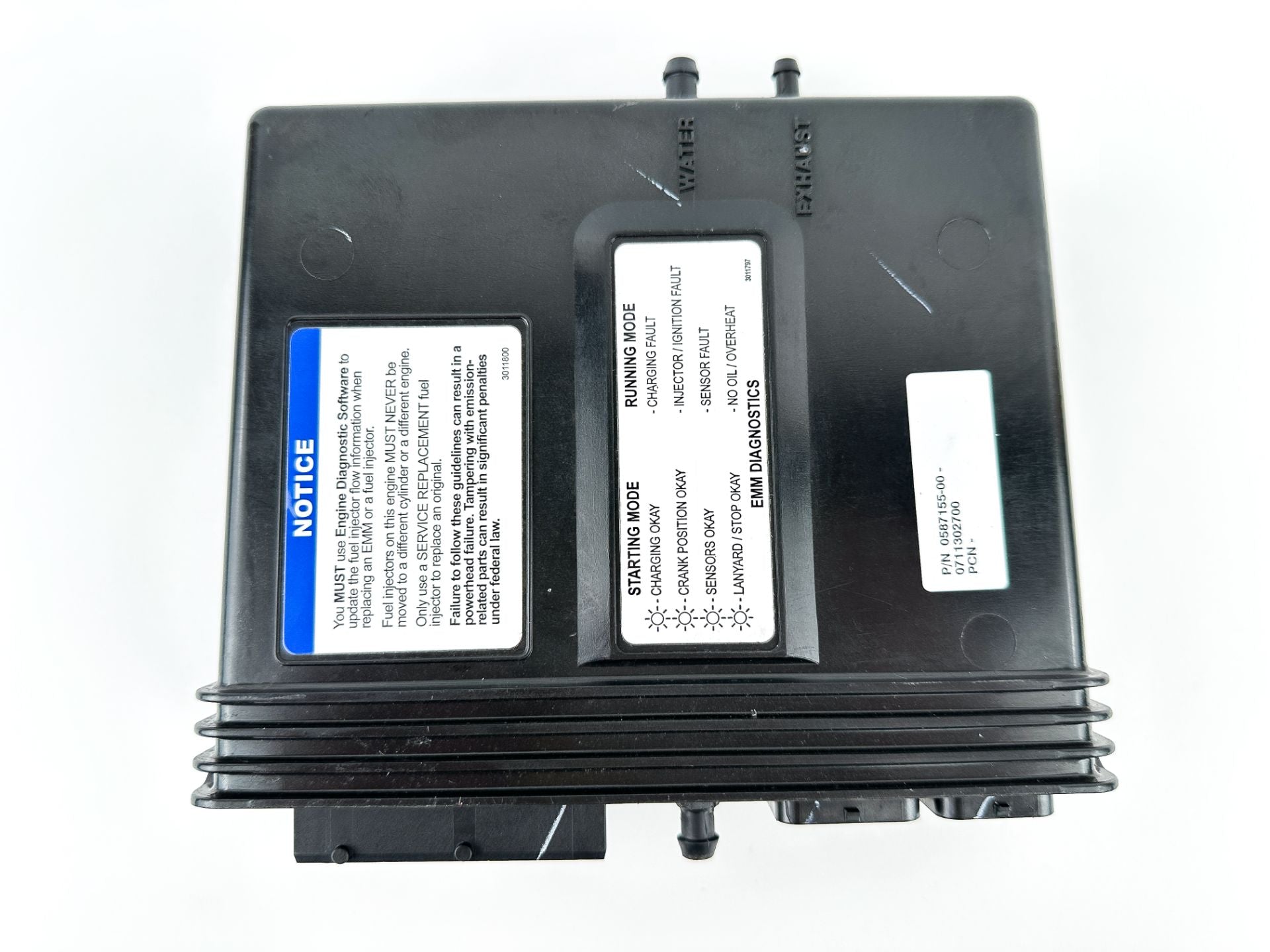 2013 Evinrude 250 HP 2 Stroke Outboard Engine Control Unit ECU EMM 0587155 Tested