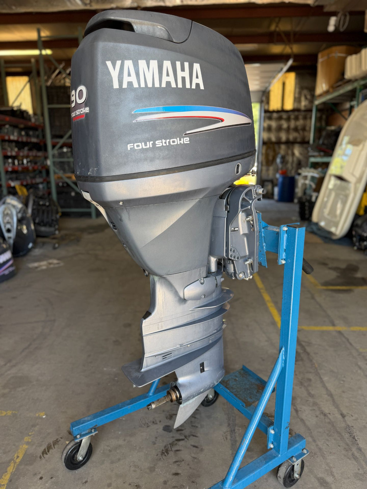 2007 Yamaha F90 90HP 4 Stroke Outboard Engine 25" Shaft 314 Hours