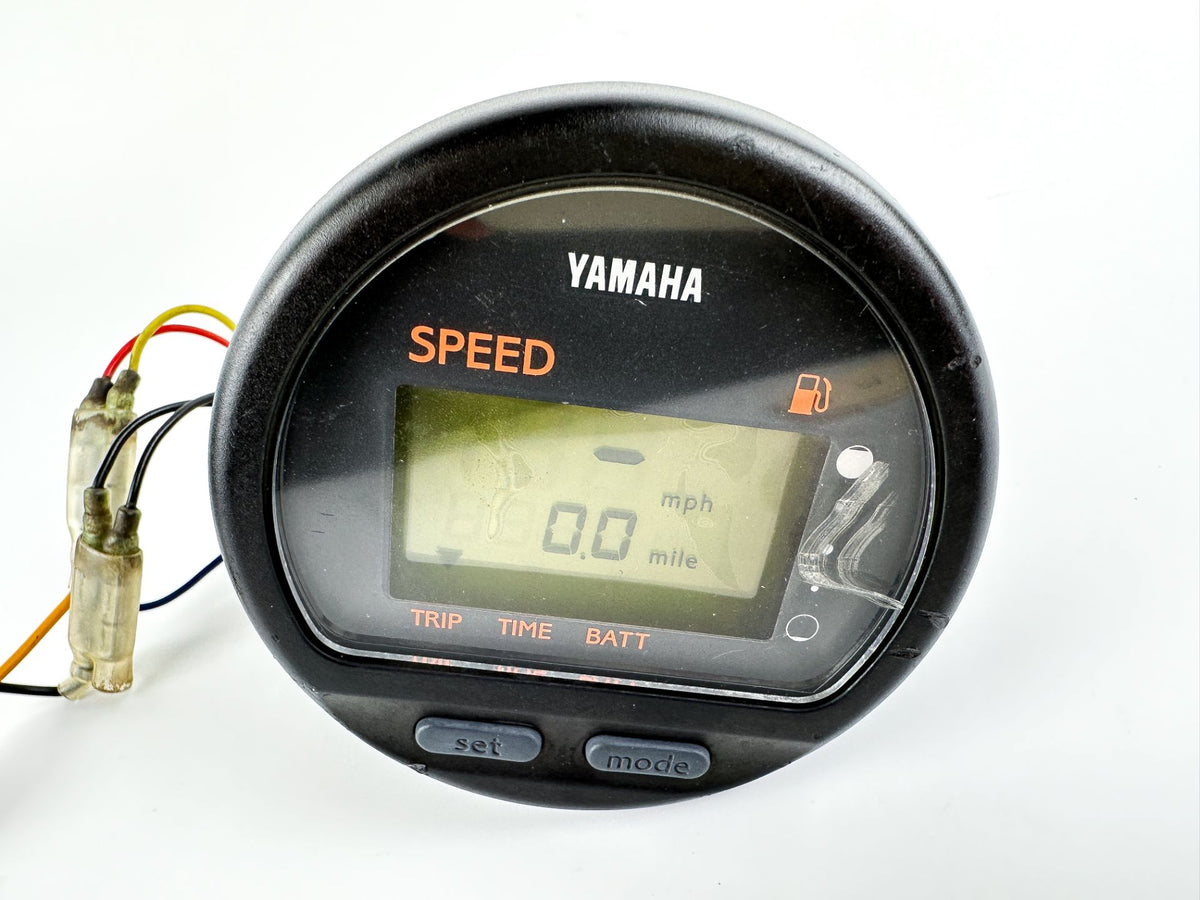 Yamaha Outboard Digital Multi-Function Speedometer Gauge - Scratched